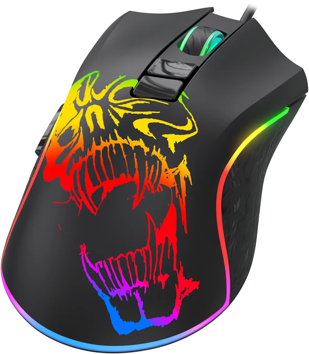 Мышь игровая Jet.A PANTEON MS83 Black (113)***; USB; оптический; 400-7200 dpi; 7 кнопок; колесо прок