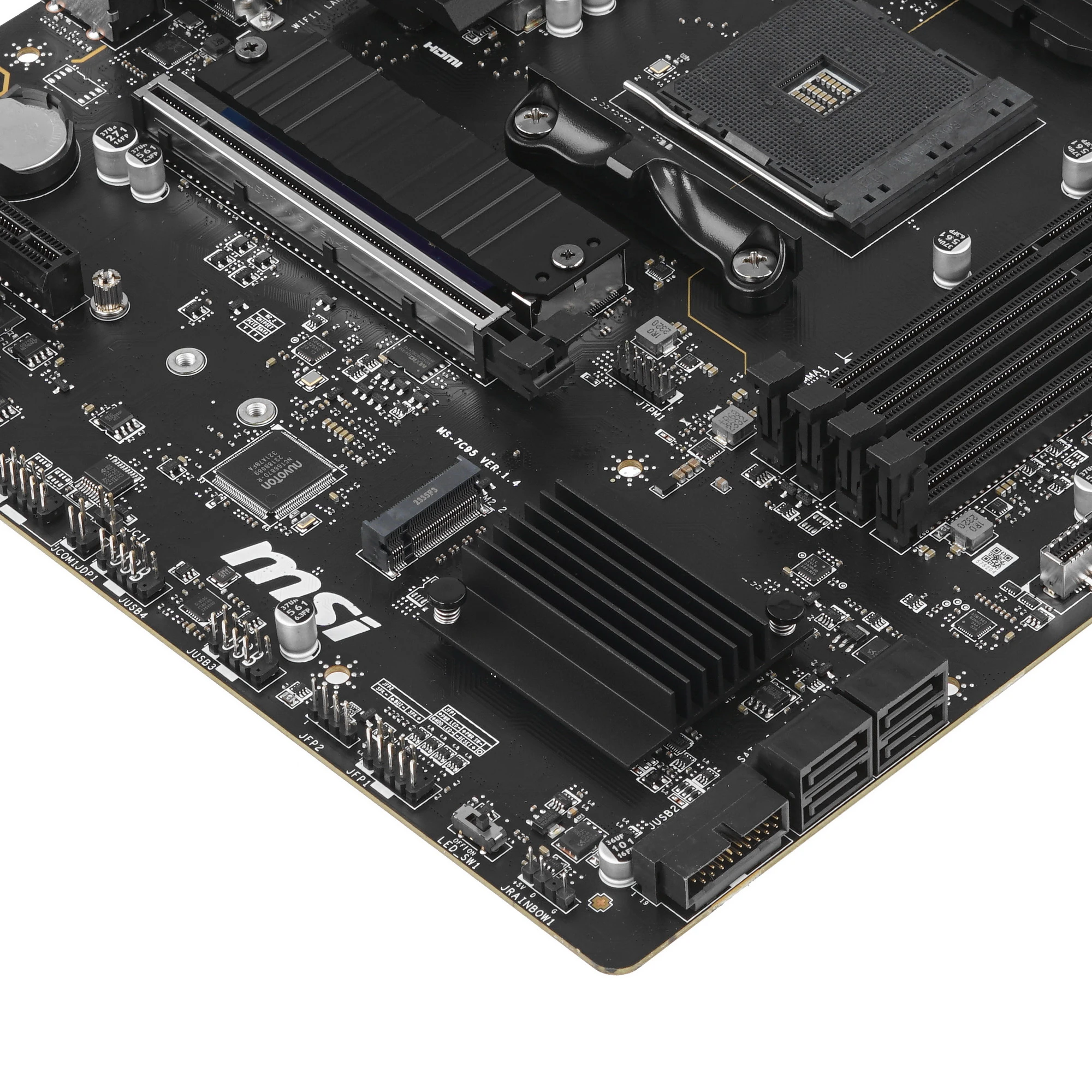 Материнская плата MSI B550M PRO-VDH WIFI***; Socket AM4; mATX; AMD B550; 4хDDR4(4400); 1xPCI-E x16; 2 x PCI-E x1; D-Sub; ; HDMI; DisplayPort; 4(SATA 6