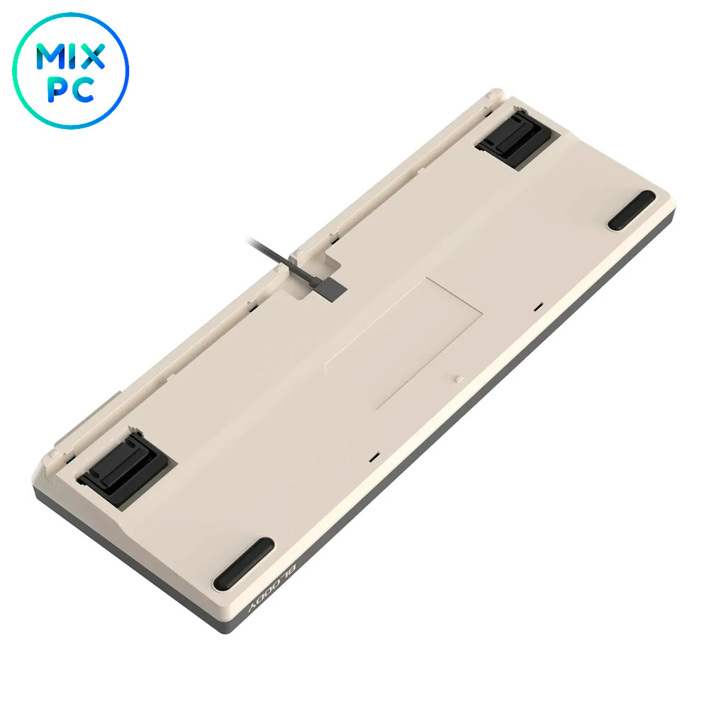 Клавиатура игровая A4Tech Bloody S98 Pixels (S98 Pixels Blue); USB; механическая (BLMS Red Plus); 98 клавиш; 12 (+FN); RGB подсветка; ENG\RUS; серый +