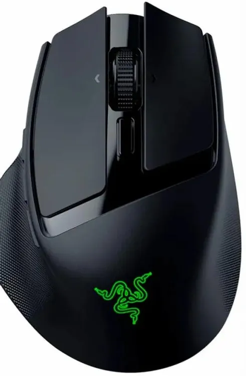 Мышь игровая Razer Basilisk Mobile Mouse Black (RZ01-04310100-R3G1); BT/2.4 Ггц; оптический; 18000 dpi; 8 кнопок; колесо-кнопка; встроенный аккумулято