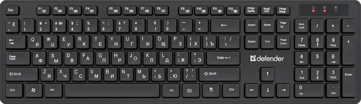 Комплект Defender LIMA C-993 (45993***); беспроводной; USB; мембранная; оптическая; 800/1200/1600 dpi; 1xAA/1xAA; чёрный