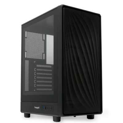 Корпус HSPD M510 (M510-TGBK); ATX; Midi-Tower; без БП; 1xUSB 3.X, 1xUSB 2.0, Mic/Aud; чёрный