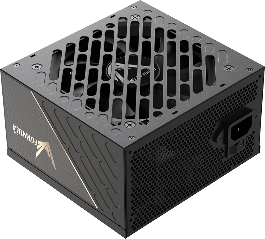 Блок питания 1200 Вт Formula FV-1200GM Black; ATX; 1x24 pin; 2x8(4+4) pin; 1x16pin/3x6+2 pin PCI-E; 8xSata; 3xMolex; 80+ Gold; модульный; 120 мм