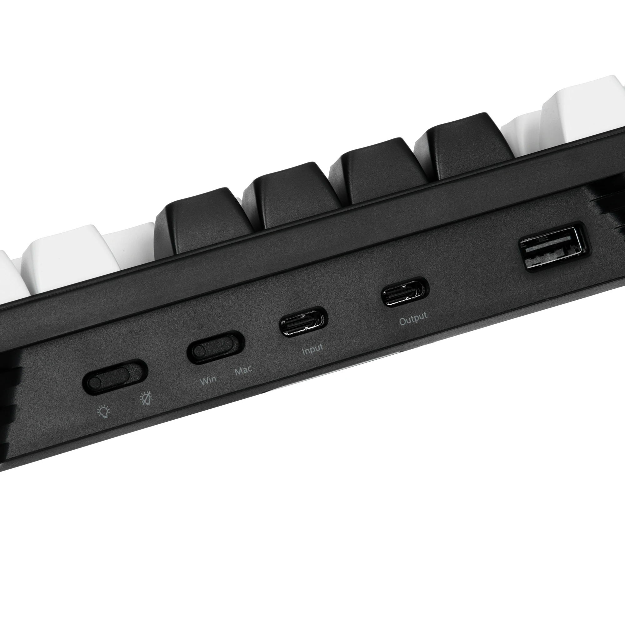 Клавиатура проводная Dark Project KD87A Black (DP-KD87A-000100-GMS); механическая; switch - g3ms Moonstone; 87 клавиш; RGB; 1,8м; чёрный-белый