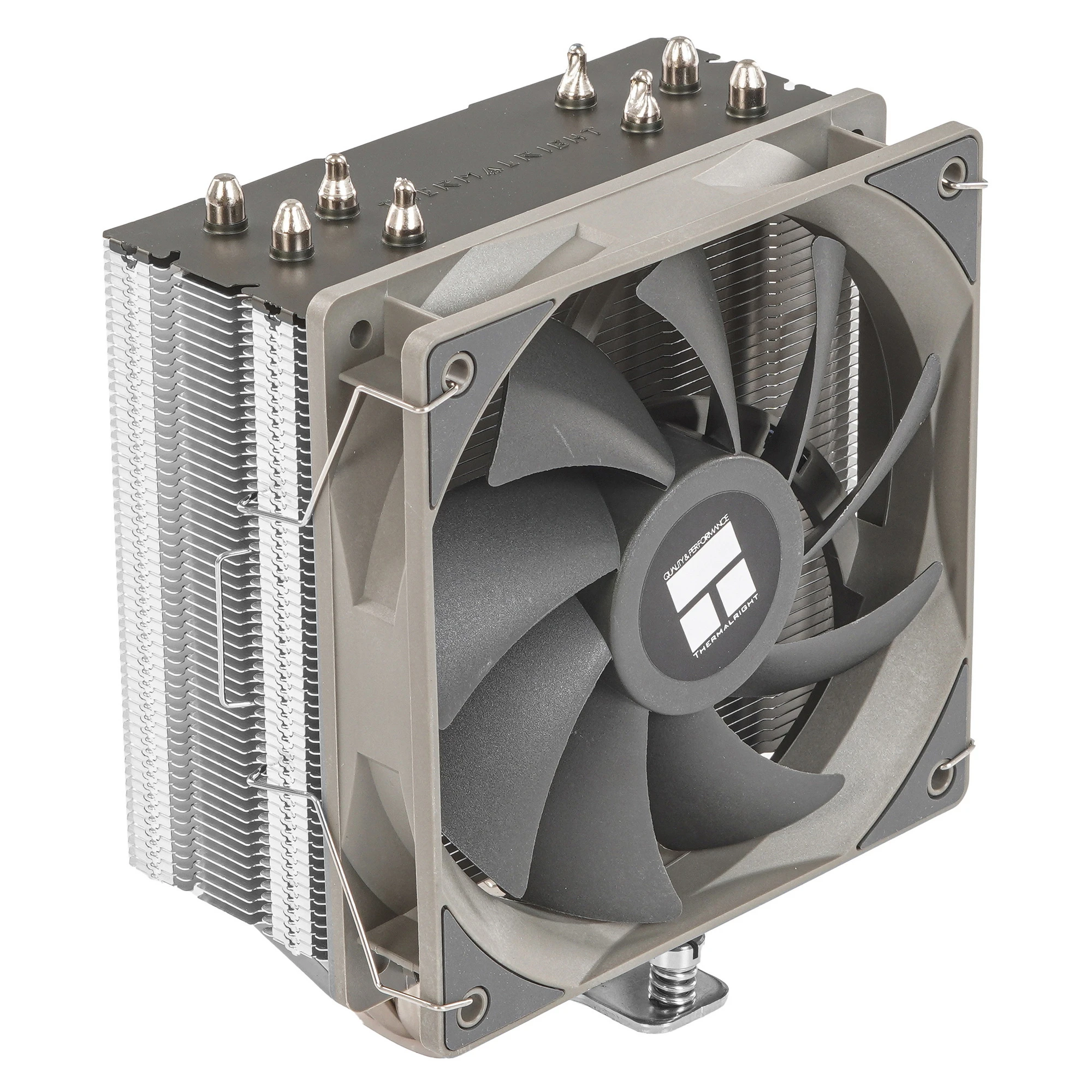 Кулер для процессора 120 мм Thermalright Assassin Spirit 120 PLUS V2 (AS120-V2-PLUS), 2x120 мм, 4 pin, 1500 об/мин, серый, 210 Вт, 25.6 дБ, 4 трубки