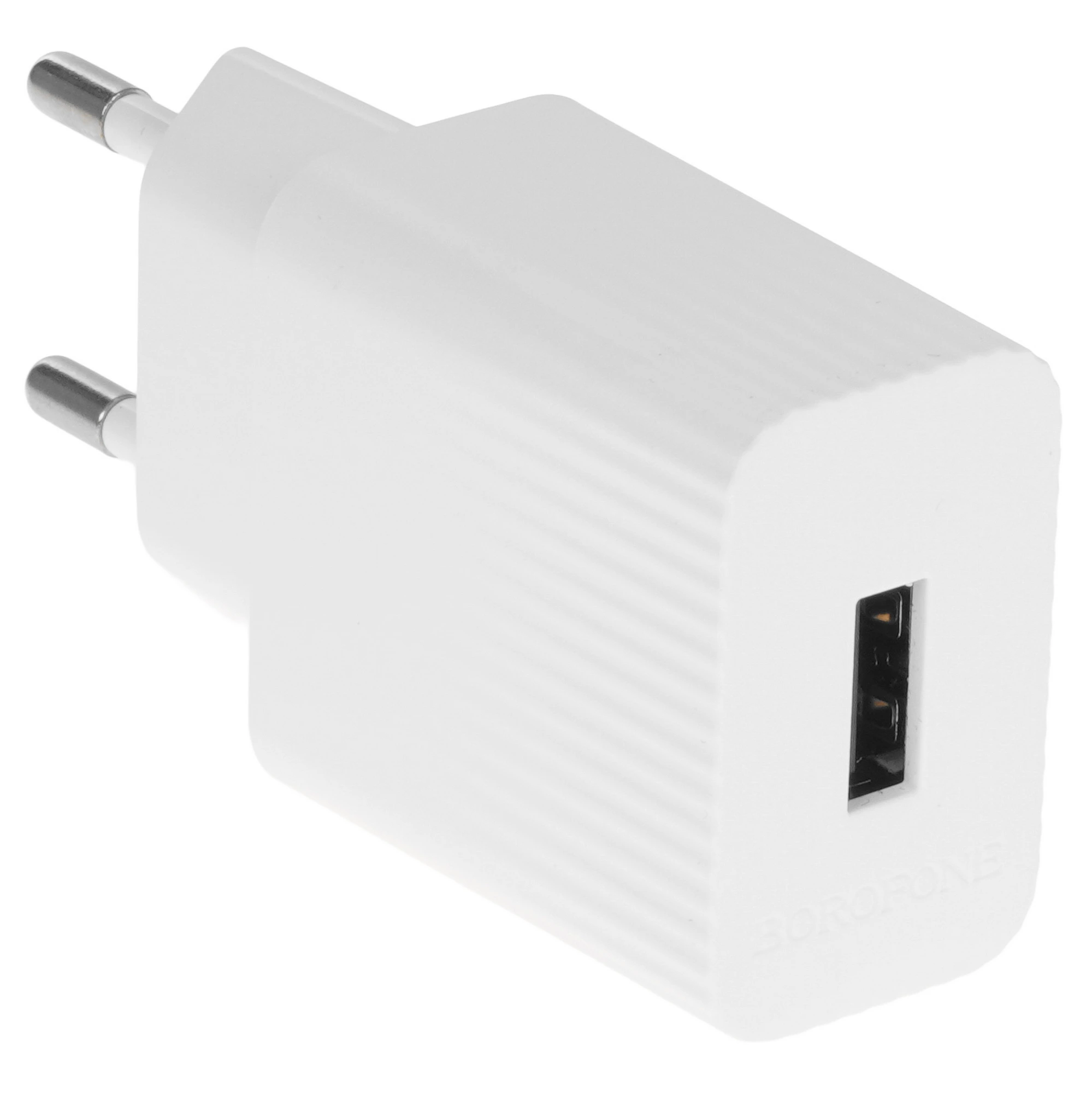 Зарядное устройство Borofone BAS71A, 10.5 Вт, 2.1А, 1xUSB, Без кабеля, белый