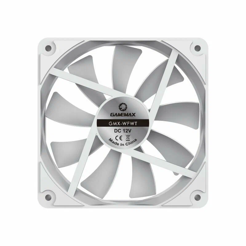 Вентилятор 120 мм GameMax (GMX-WFWT***); 3-pin + 4-pin; 1100 об/мин; 23 дБ; пластик