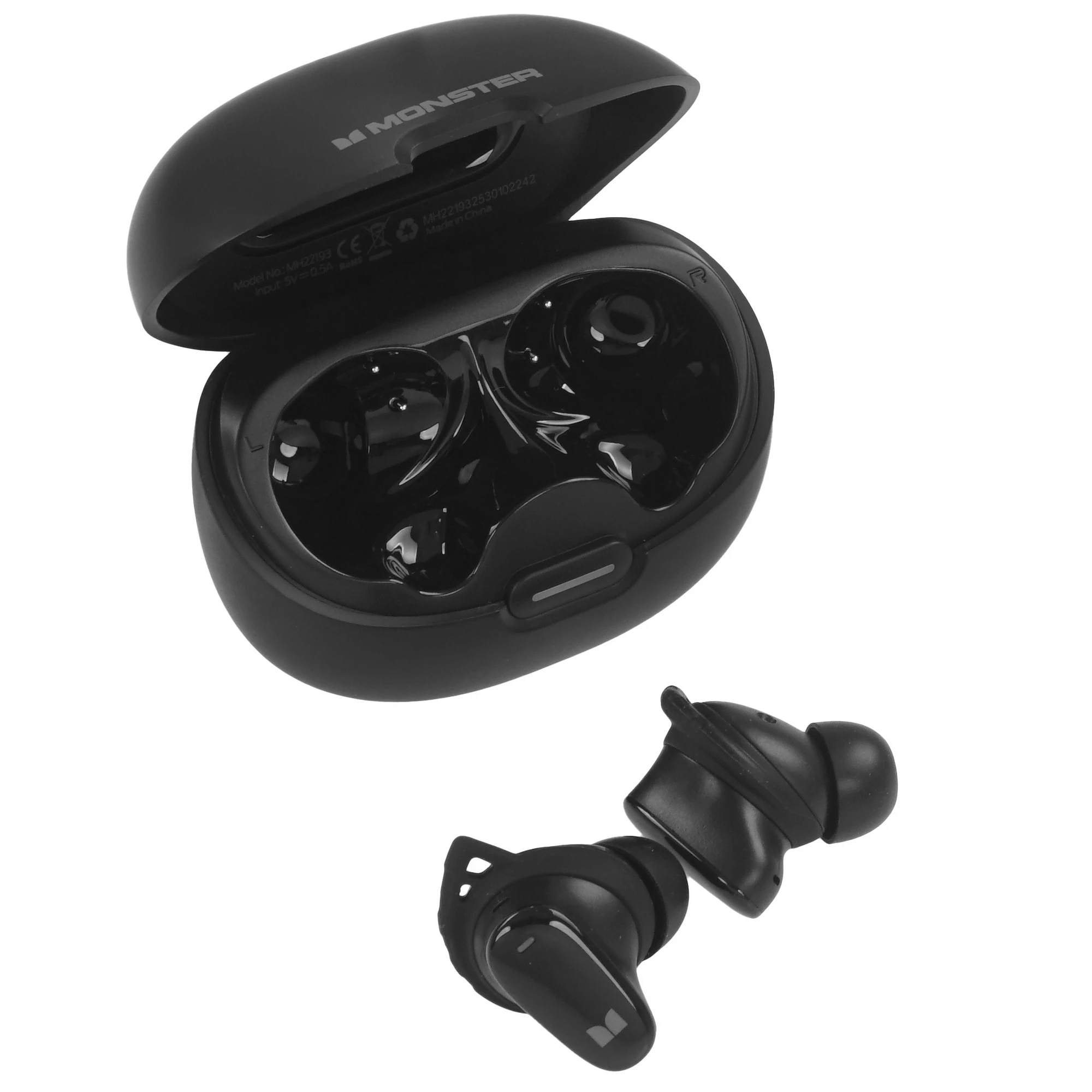 Гарнитура беспроводная MONSTER N-Lite 206 Black, (MH22193), внутриканальные, без крепления, 5.4, 300 мА/ч, черный