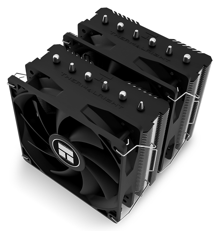 Кулер для процессора 120 мм Thermalright Peerless Assassin 120 SE ARGB (PA120-SE), 2x120 мм, 2x4 pin, ARGB, 1550 об/мин, черный, 265 Вт, 25.6 дБ