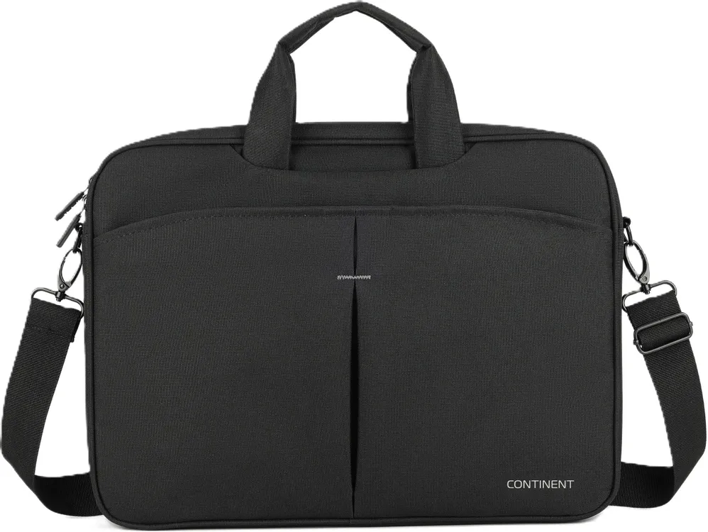 Сумка для ноутбука 15,6" Continent (CC-012 BLACK***); нейлон, полиэстер; чёрный