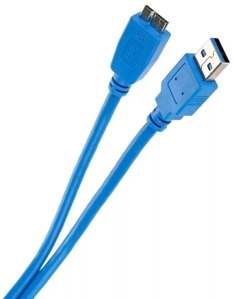 Кабель USB 3.0 AM/micro B VCOM (VUS7075-1.8M***); USB 3.0 Тип A; USB 3.0 Тип B Micro; 1,8 м; синий