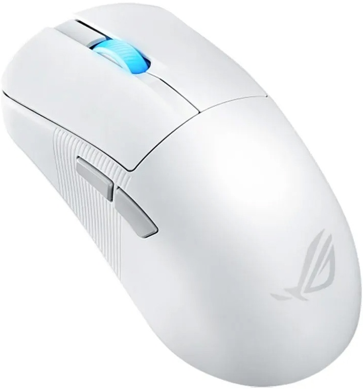 Мышь игровая Asus P716 ROG HARPE ACE mini White (90MP03Z0-BMUA10); Bluetooth/2.4 Ггц; USB; оптический; 42 000 dpi; 5 кнопок; колесо-кнопка; аккумулято
