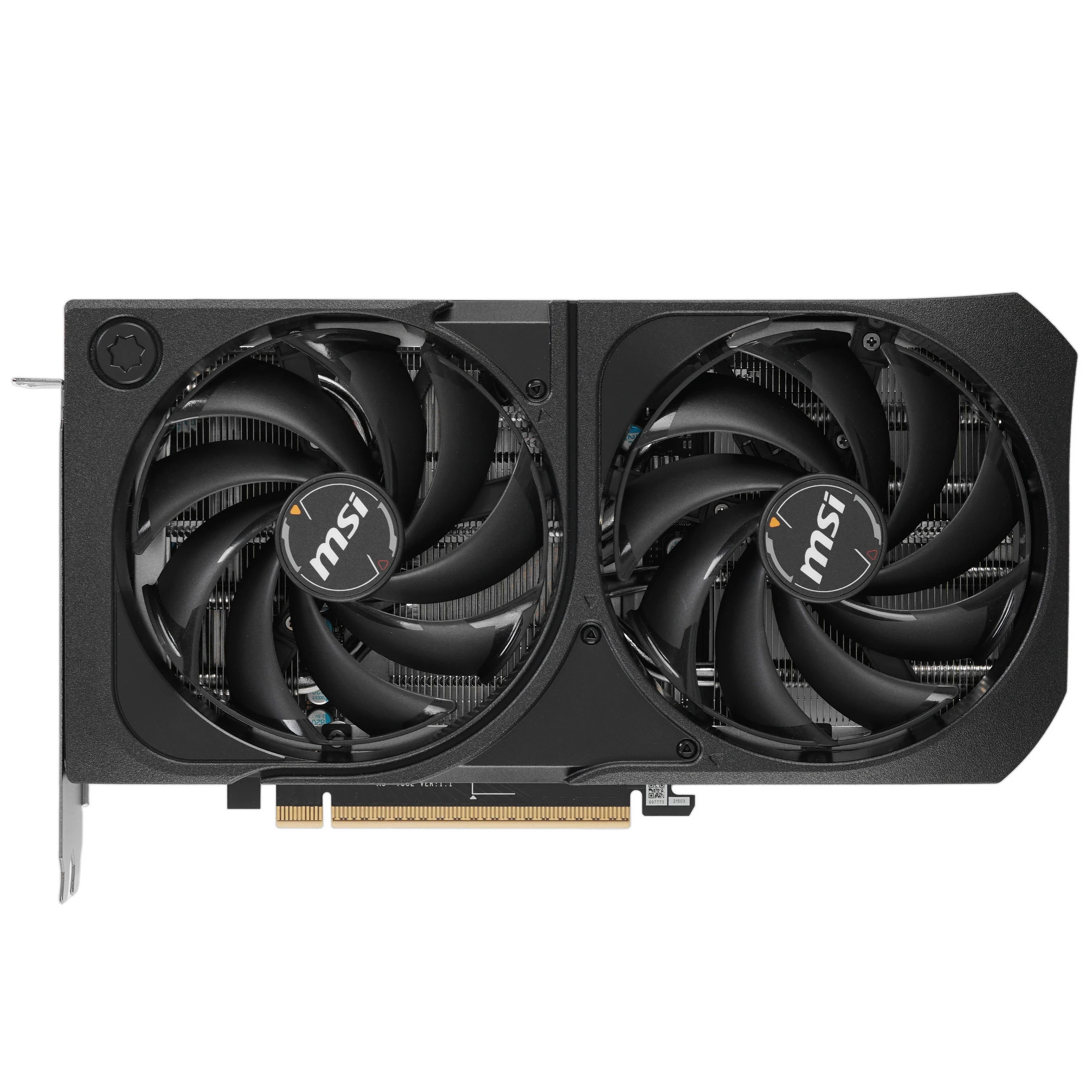 Видеокарта MSI GeForce RTX 5070 12G SHADOW 2X OC, черный, 12Гб, GDDR7, 2330-2557 МГц, 28 ГГц, 5 нм, 192 бит, HDMIx1, DPx3