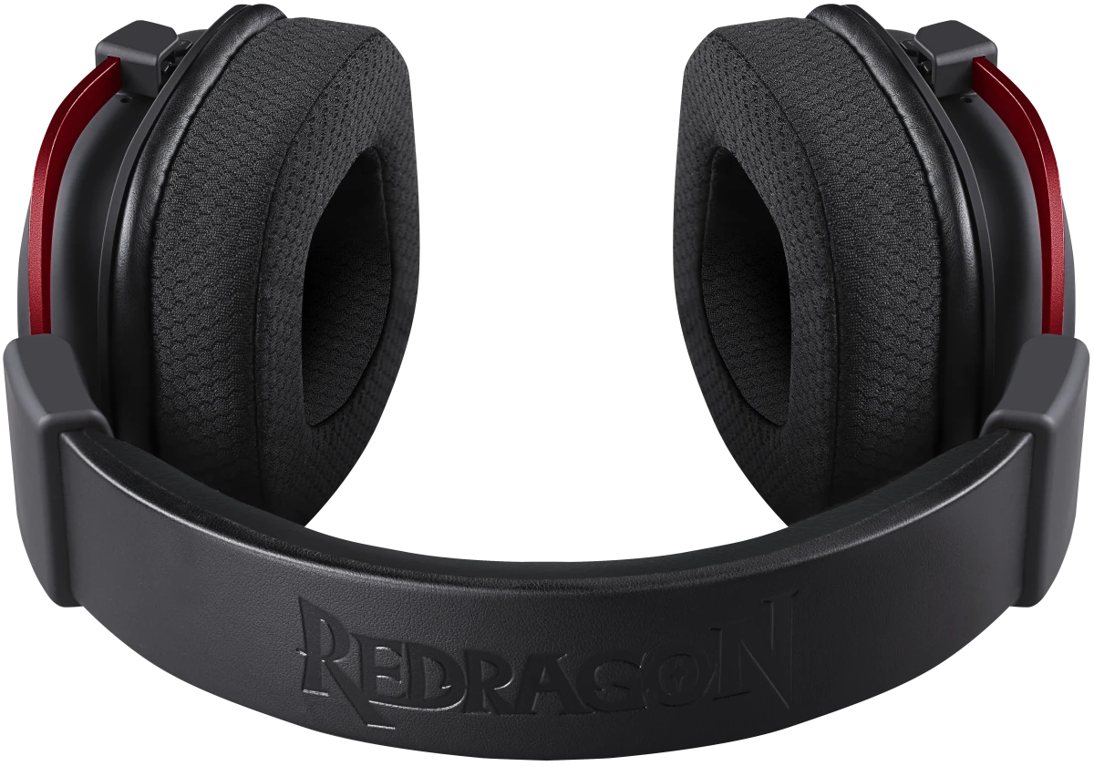 Гарнитура игровая Redragon Zeus CV (73068); оголовье (headband); 20 - 20 000 Гц; 64 Ом; 2 м; микрофон; регулятор громкости; USB; подсветка RGB; виртуа
