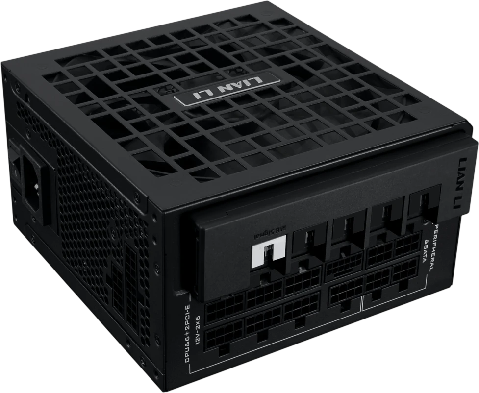 Блок питания 1200 Вт Lian-Li RS1200G Black (G9P.RS1200G.BH00.RU); ATX; 1x24 pin; 2x8(4+4) pin; 1x16pin/5x6+2 pin PCI-E; 12xSata; 4xMolex; 80+ Gold; мо
