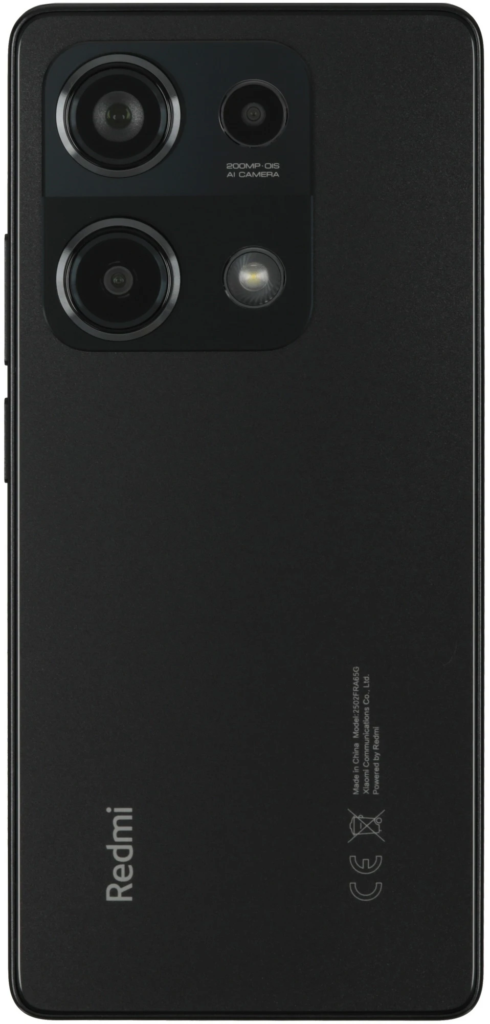 Смартфон Xiaomi Redmi Note 14s 8/256 Гб Black;  6.67" AMOLED 120 Гц; 2400 x 1080; MT Helio G99 Ultra 8 ядер 2.2 Ггц; 200+8+2 Мп/16 Мп BT5.3; WiFi