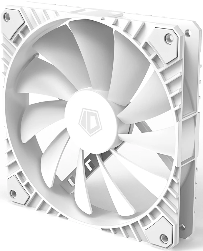 Вентилятор 140 мм ID-Cooling WF-14025-XT WHITE V2***; 4-pin; 800 - 1600 об/мин; 32,56 дБ; пластик