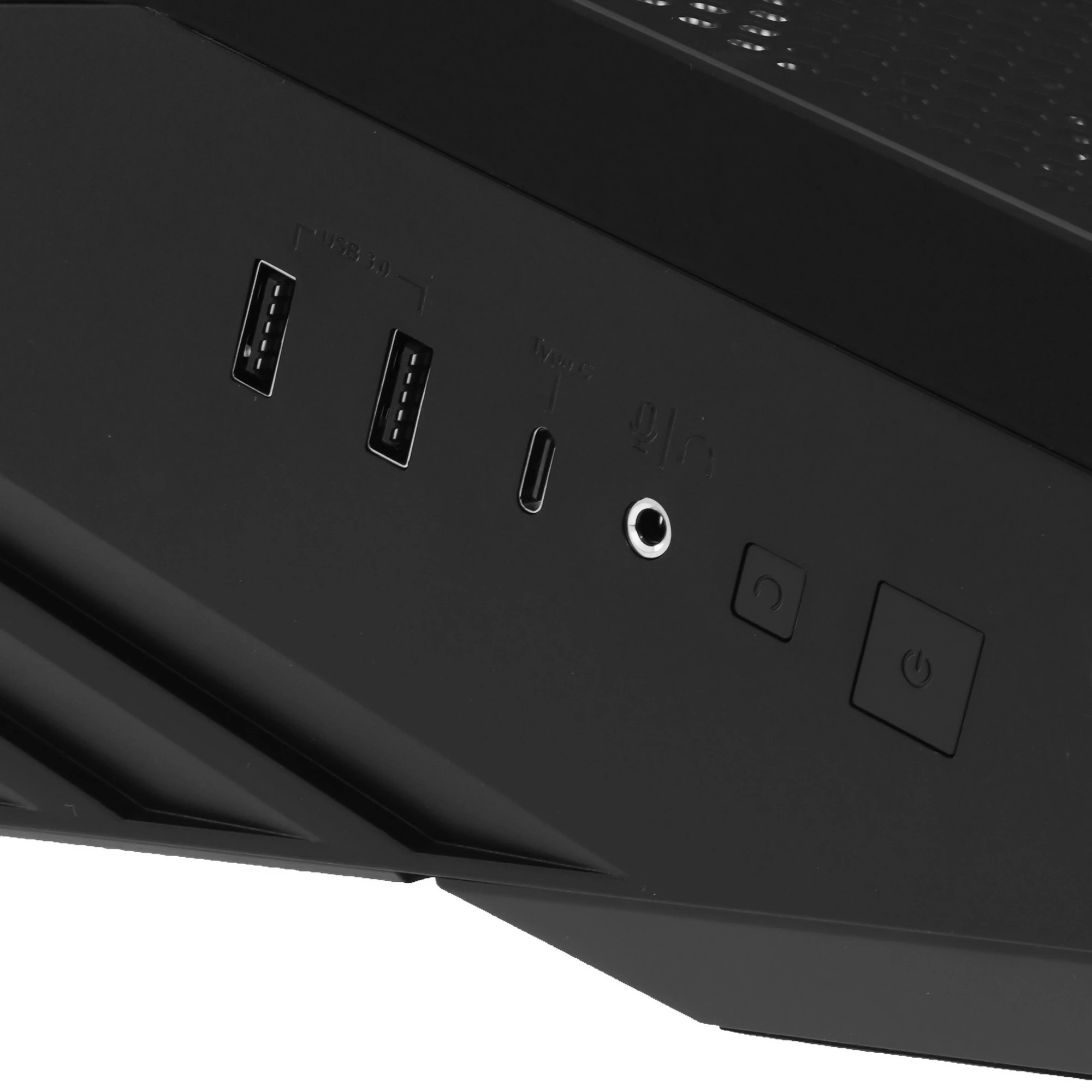 Корпус Lian-Li V100R Mini Black (G99.V100RMIX.R0); mATX; Mini-Tower; 4х120 мм; 2xUSB 3.0/1xUSB Type-C; 1xMic/Audio; черный