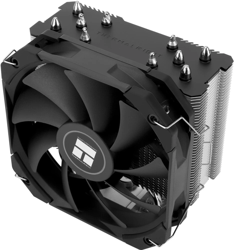 Кулер для процессора 120 мм Thermalright Assassin King 120 MINI V2 (AK120-MINI-V2), 1x120 мм, 4 pin, 1500 об/мин, черный, 150 Вт, 25.6 дБ, 5 трубок