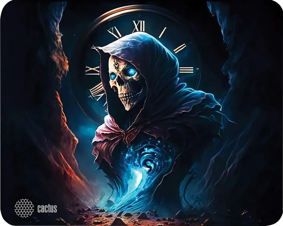 Коврик для мыши Cactus Time (CS-MPC-D14M); ткань + резиновая основа; 300 х 250 х 3 мм; игровая поверхность; рисунок