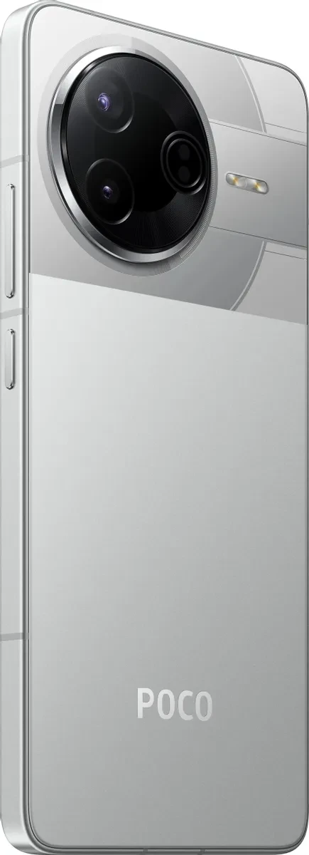 Смартфон 6.67" POCO F7 Pro 12 Гб/256 Гб серебристый, AMOLED 120 Гц, 3200x1440, Snapdragon 8 Gen 3 8 ядер 3.3 Ггц, 50+8 Мп/20 Мп BT5.4, Android 15