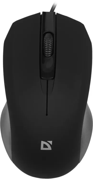 Мышь проводная Defender MM-310 (52310); USB; оптический; 1000 dpi; 3 кнопки; колесо-кнопка; чёрный