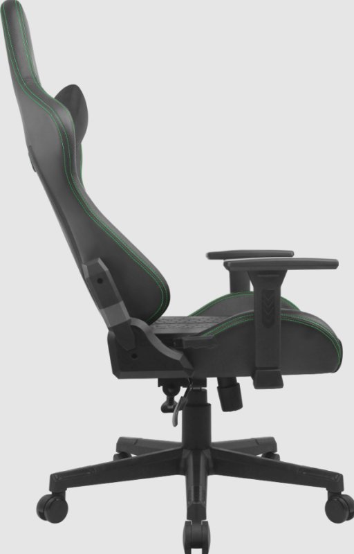 Кресло для геймеров T-LINE Nitro (64088); иск. кожа; чёрный + зелёный; 100 мм (класс 4); нагрузка до 150 кг