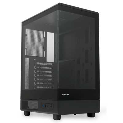 Корпус HSPD F510 (F510-TGBK); ATX; Midi-Tower; без БП; 1xUSB 3.X, 1xUSB 2.0, Mic/Aud; чёрный