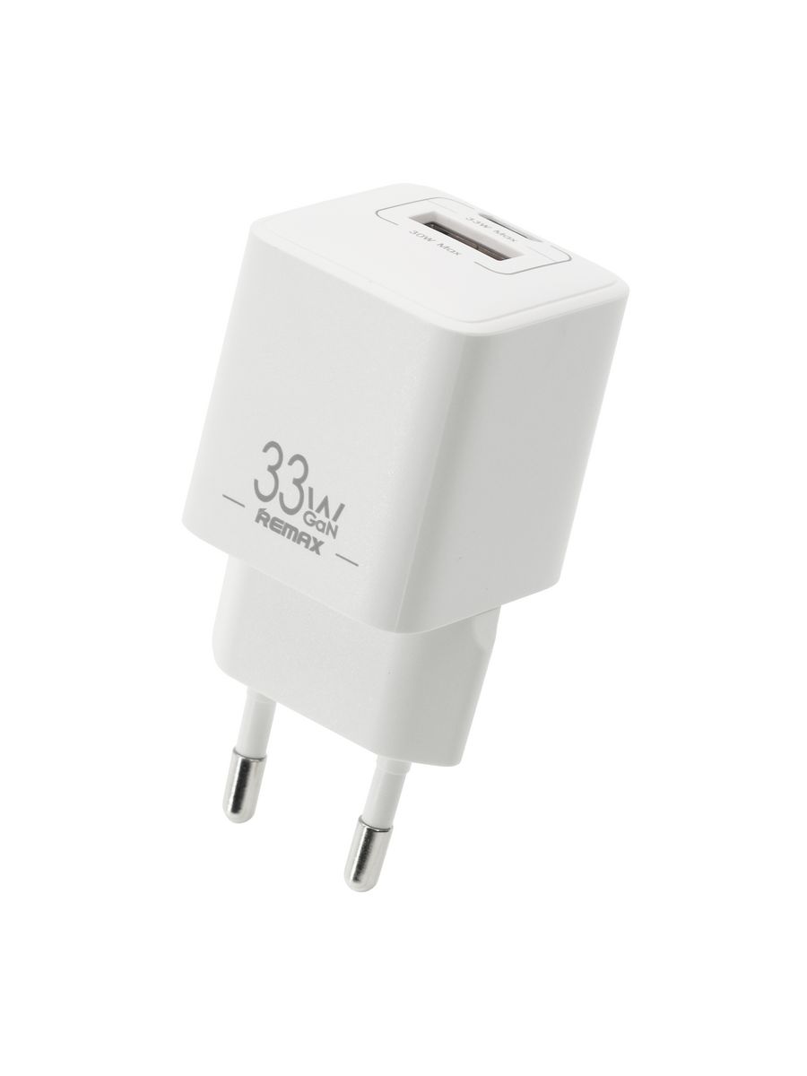 Зарядное устройство Remax RP-U26 White; 2 USB порта (Type-A+Type-C) 3A; 33 Вт; QC3.0, белый