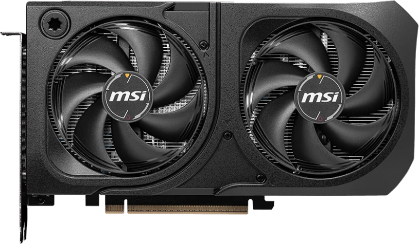 Видеокарта MSI GeForce RTX 5060 Ti 8G SHADOW 2X OC PLUS; 8 Гб GDDR7; 2407-2617 МГц; 28 ГГц; 128 бит; 1xHDMI, 3xDP; 2-slot; черный