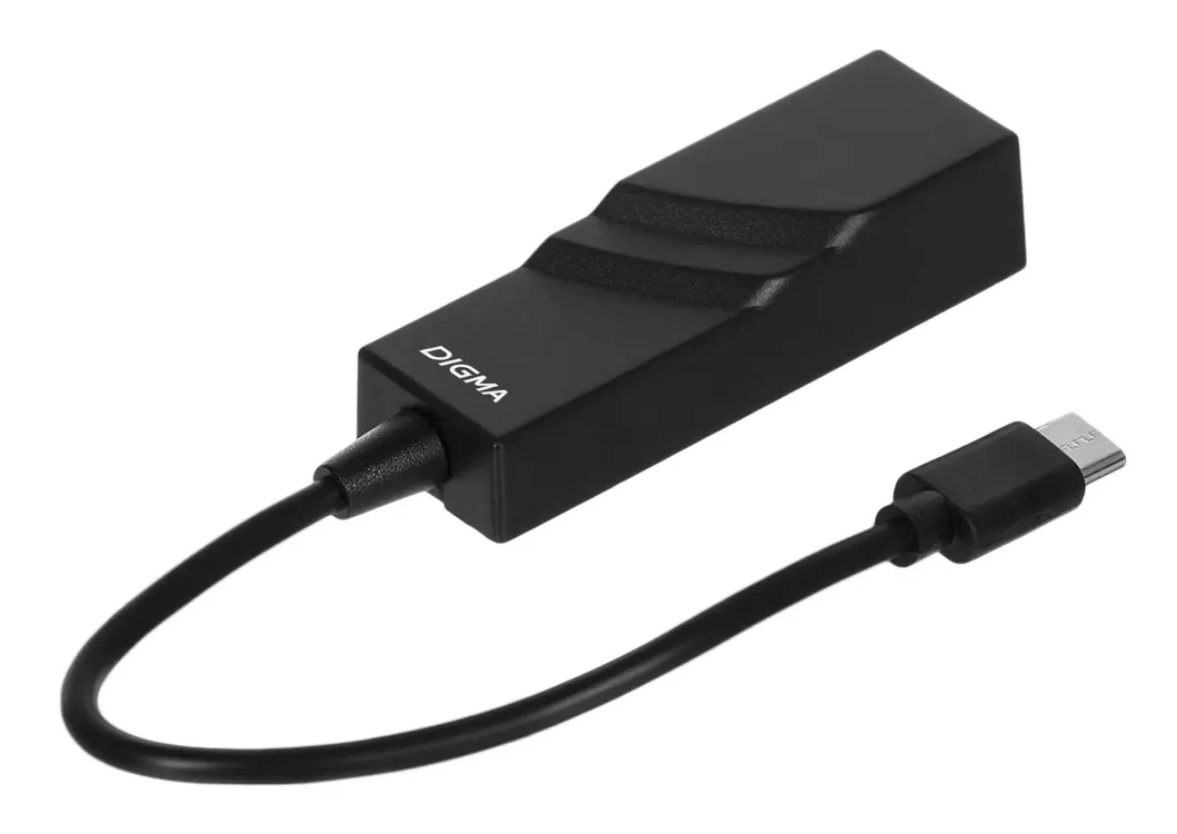 Сетевая карта Digma D-USBC-LAN100; 100 Мбит/с; USB Type-C