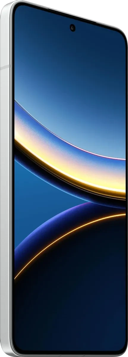 Смартфон 6.67" POCO F7 Pro 12 Гб/256 Гб серебристый, AMOLED 120 Гц, 3200x1440, Snapdragon 8 Gen 3 8 ядер 3.3 Ггц, 50+8 Мп/20 Мп BT5.4, Android 15