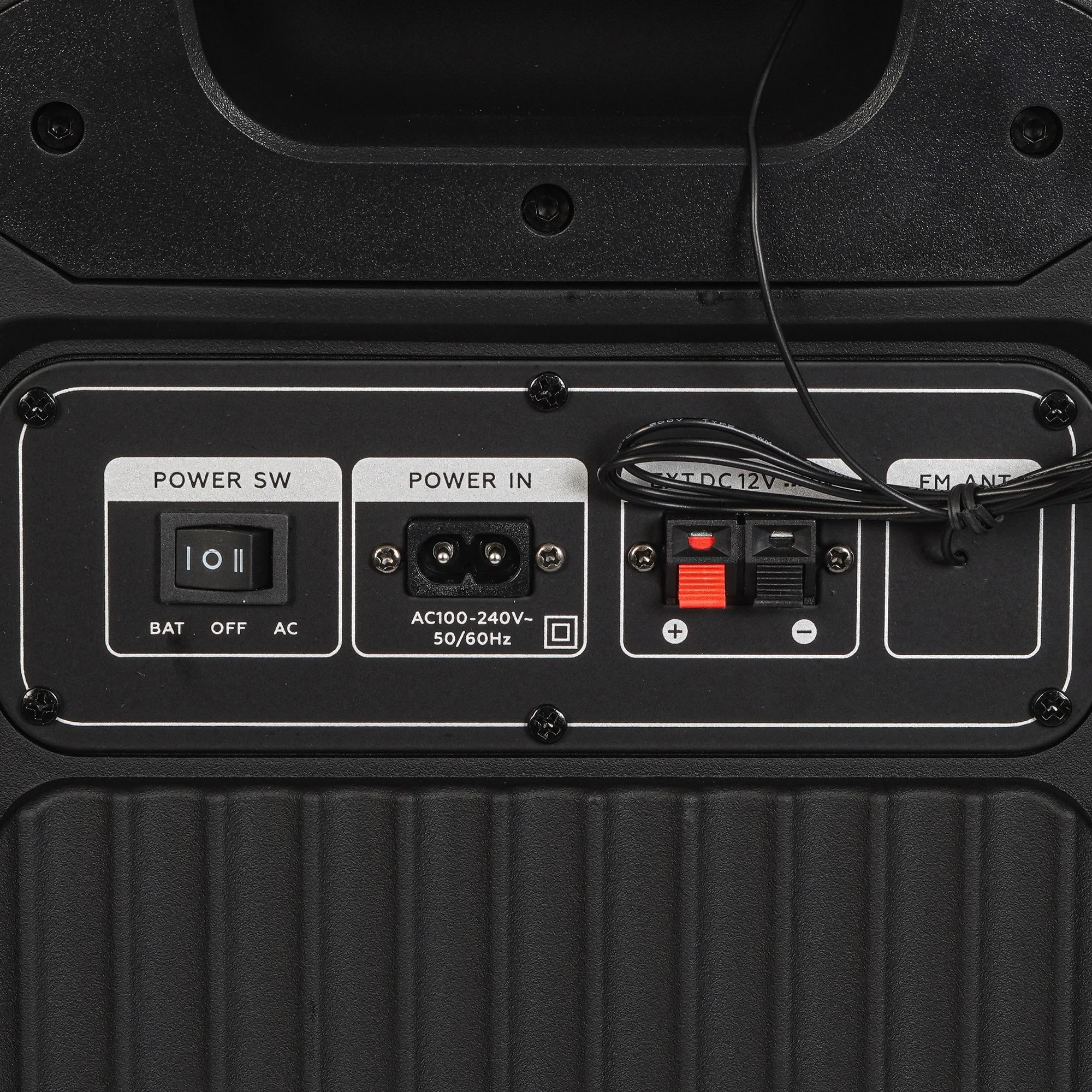 Акустическая система портативная BQ PBS2010 Black; 100 Вт; FM тюнер; microSD, USB; BT 5.0; микрофон; пульт ДУ