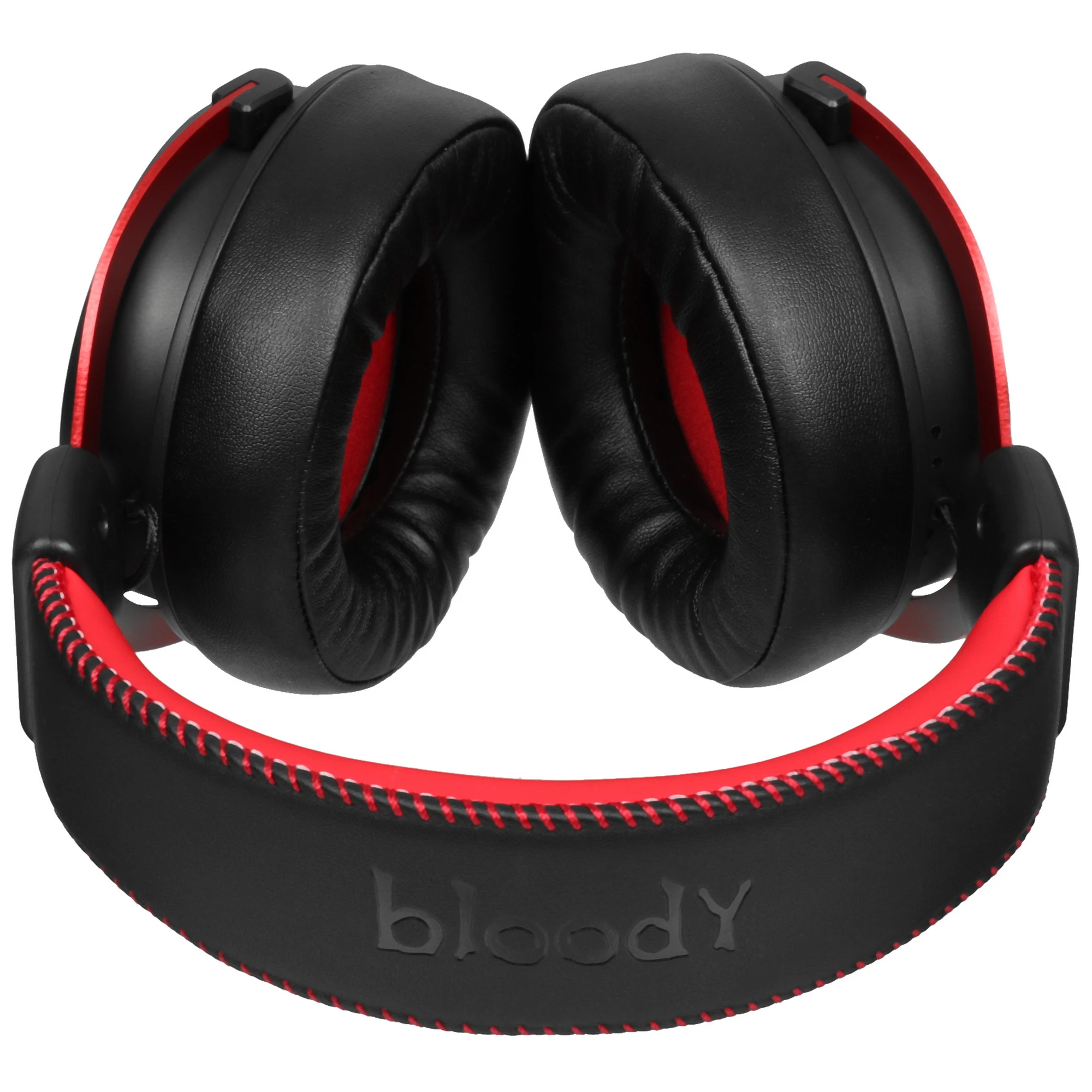 Гарнитура беспроводная A4Tech Bloody MR590 (MR590+ WIRED/SPORT RED***); накладные; Bluetooth/2.4 Ггц; оголовье; 20 - 20 000 Гц; 16 Ом; микрофон; регул