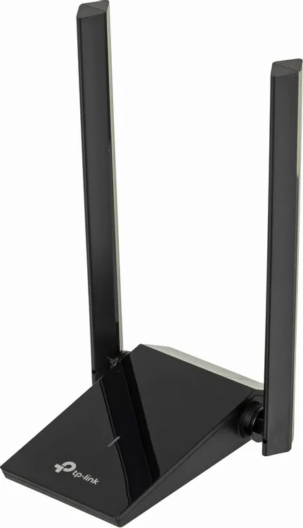 Сетевая карта WiFi TP-Link Archer T4U Plus (AC1300***); 1300 Мбит/с (400 Мбит/с+ 867 Мбит/с); 2 x 5 dBi; USB