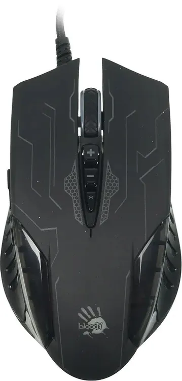 Мышь игровая A4Tech Bloody Q51***; USB 2.0/3.0; оптический; 3200 dpi; 8 кнопок; колесо-кнопка; оптич