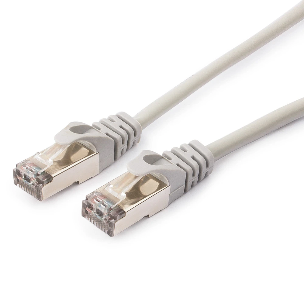 Кабель патч-корд Cablexpert PP6-5M (045407), FTP, Cat.6, 26 AWG, омеднённый алюминий, литой, 5 м, серый