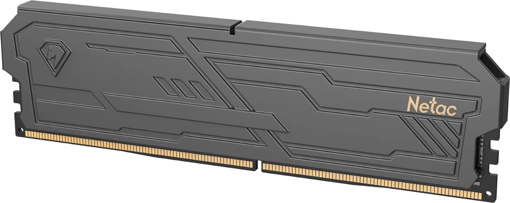 Модуль памяти DDR4 16 ГБ Netac SHADOW III Black (NTSHD4P32SP-16K); 25600 MБ/с; 3200 МГц; радиаторы; RET