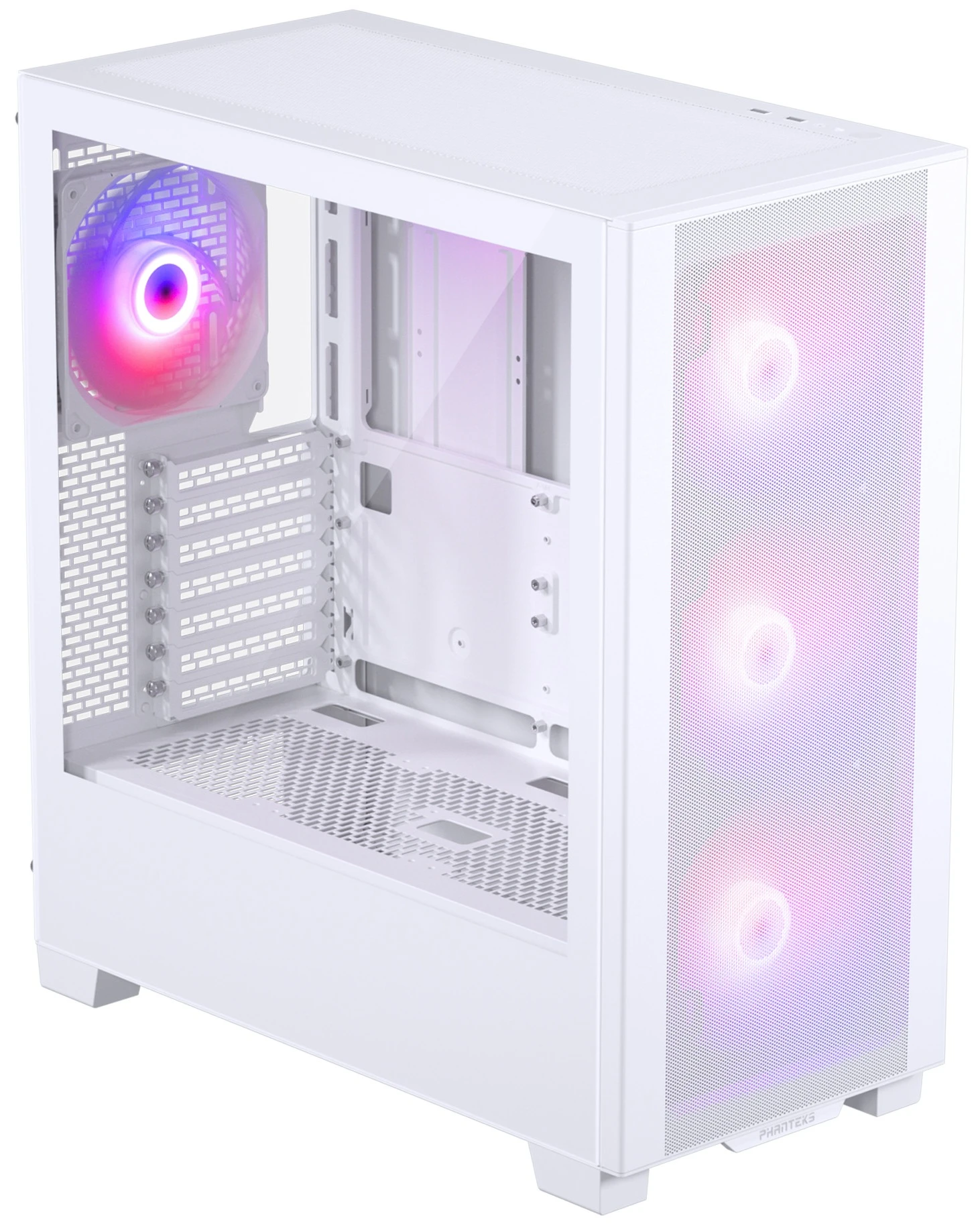 Корпус PHANTEKS 523 XT Pro Ultra Matte White (PH-XT523P1_DWT01R); EATX; Midi-Tower; без БП; сталь; 2x3.5" int.; 4 х 140 мм; 1 x USB 3.X/1 x Type C/1 x