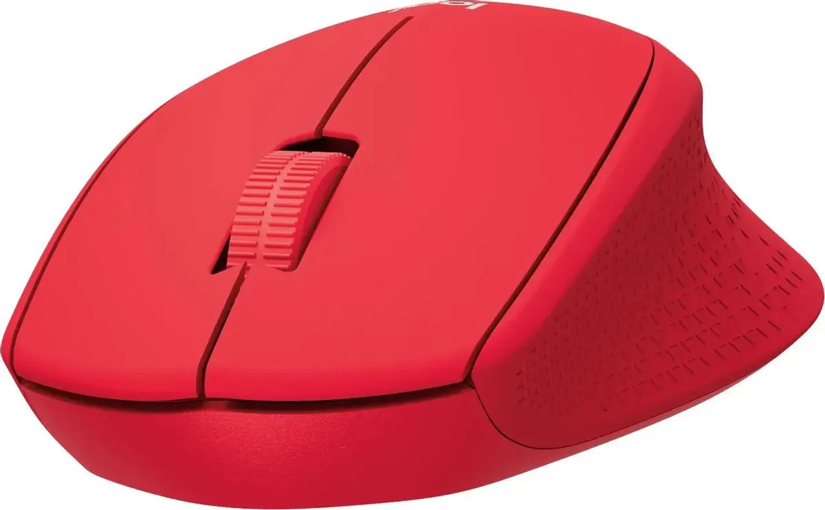 Мышь беспроводная Logitech M280 Red (910-004308); USB; оптический; 1000 dpi; 3 кнопки; колесо прокрутки; 1xAA; красный
