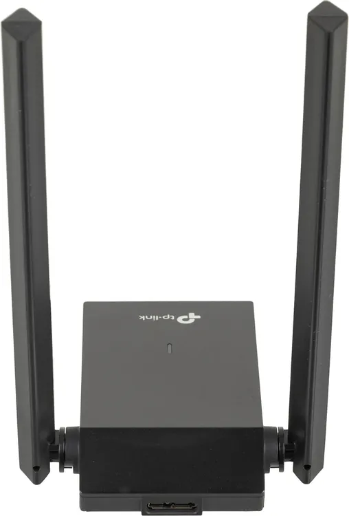 Сетевая карта WiFi TP-Link Archer T4U Plus (AC1300***); 1300 Мбит/с (400 Мбит/с+ 867 Мбит/с); 2 x 5 dBi; USB