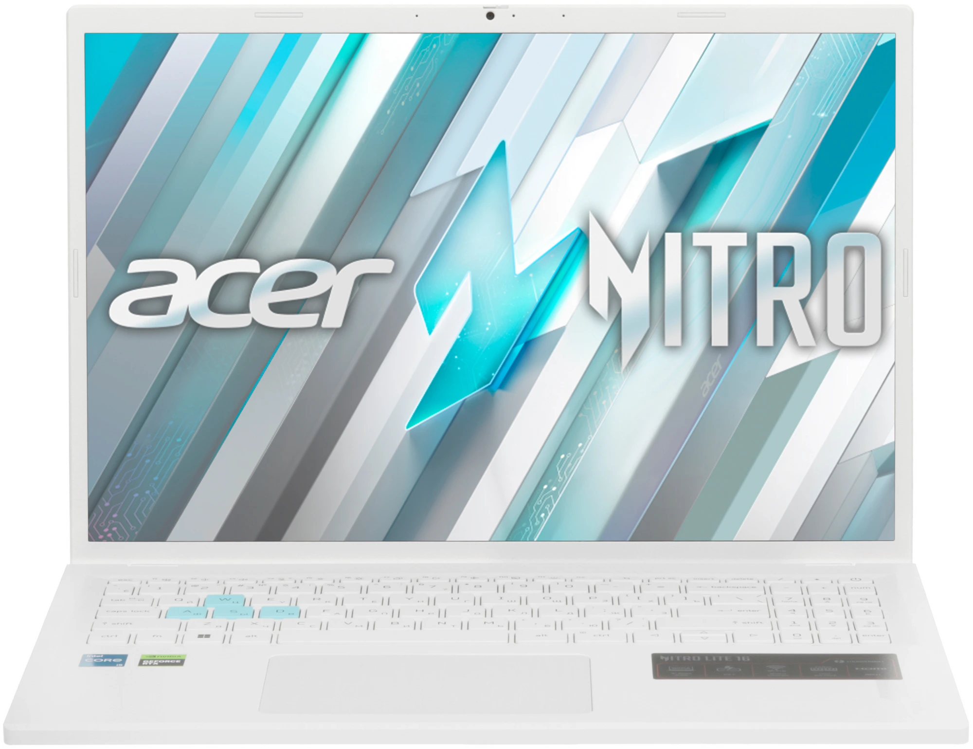 Ноутбук 16" Acer Nitro Lite NL16-71G-59YH (NH.D61CD.001); 1920x1080 IPS 165 Гц; Intel Core i5-13420H; 16 Гб/512 Гб; NVIDIA GeForce RTX 3050 6Гб; NO OS