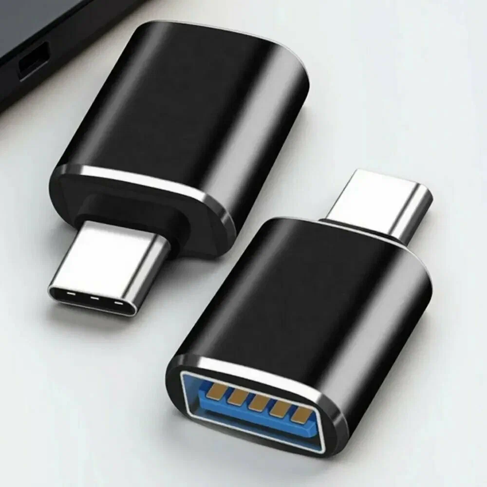 Адаптер AF/Type-C (***); USB 3.0 Тип A; Type C; OTG; чёрный