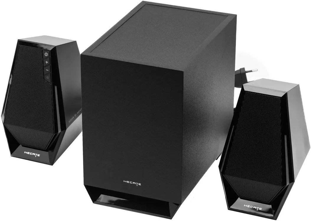 Акустическая система 2.1 Edifier G1500 MAX Black; 30 Вт; 93 Гц - 20 кГц; дерево+пластик; BT; черный