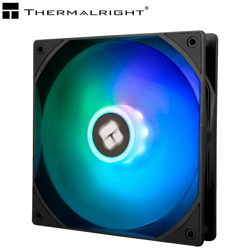 Вентилятор 140 мм Thermalright TL-C14C-S ARGB Black; 4-pin(PWM)+3-pin(ARGB); 1500 об/мин; 26,4 дБ; пластик; ARGB