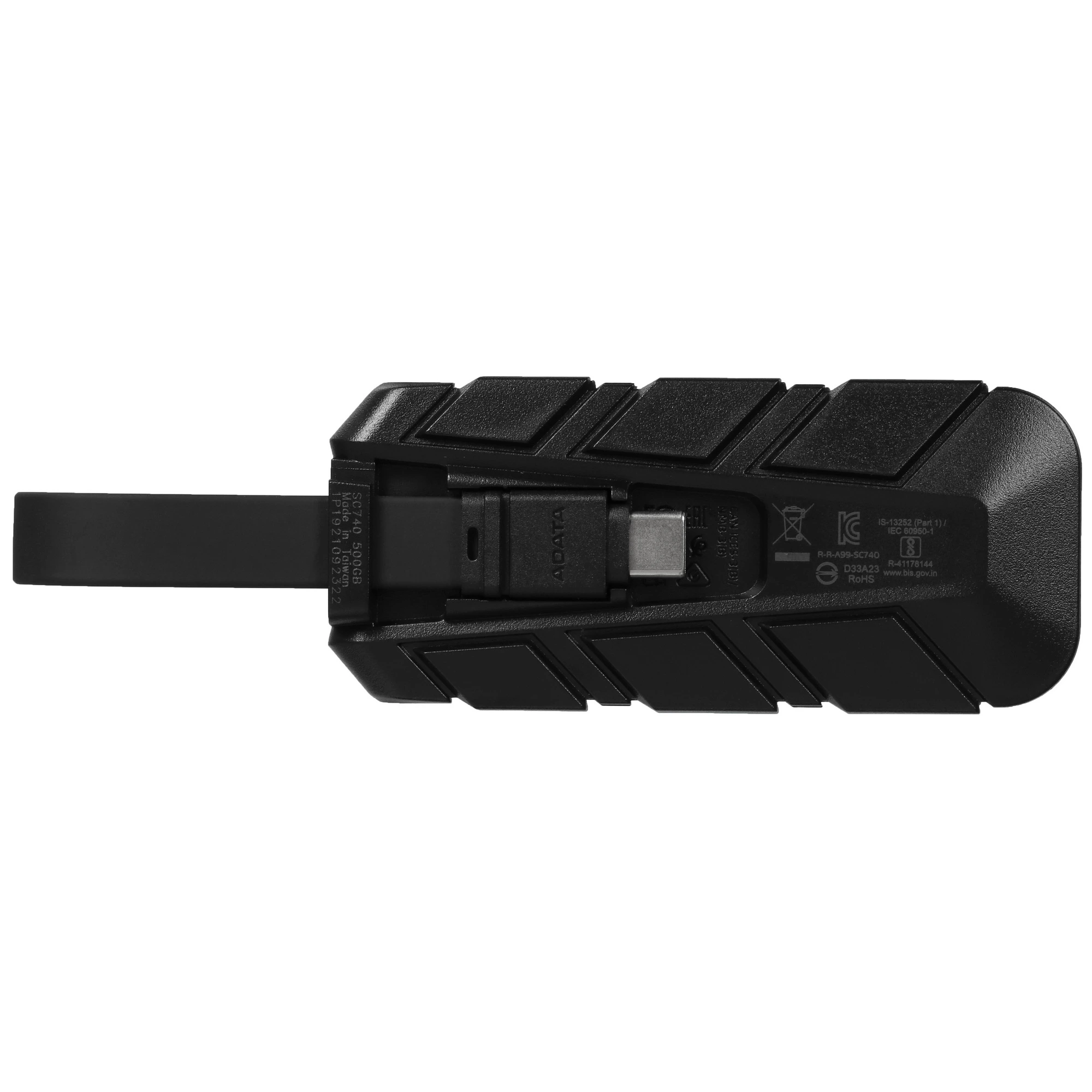 Внешний SSD 500 ГБ ADATA SC740 (SC740-500G-CBU); USB 3.2 Gen 2 Type-C; синий