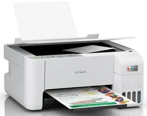 МФУ струйное Epson L3256 (C11CJ67524***); цветная; A4; 5760 x 1440 dpi; 10 ч/б, ст/мин; 5 цвет., ст/мин; USB 2.0, Wi-Fi; белый