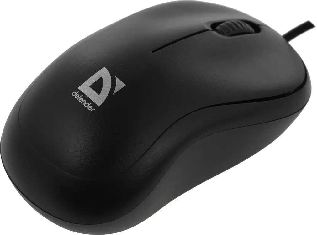 Мышь проводная Defender Patch MS-759 (52759); USB; оптический; 1000 dpi; 3 кнопки; колесо-кнопка; черный
