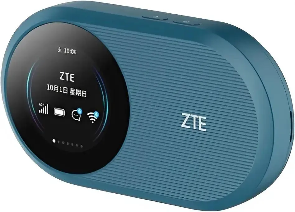 4G/3G Роутер ZTE U10s Pro; 4G, 3G, GSM, LTE, WiFi; 150 Мбит/с; аккумулятор 2000 мАч; встроенная антенна; USB