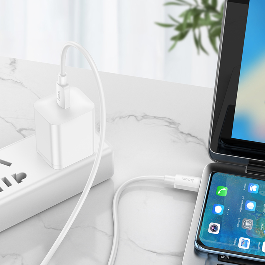 Кабель USB->Type-C Hoco X96 Hyper; 100Вт 6A; 1,0 м; белый